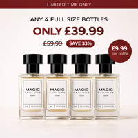 Magic Perfume 4x 50ml Perfume Bottles