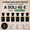 Profumi Misteriosi – 6X 50ml Flaconi di profumo